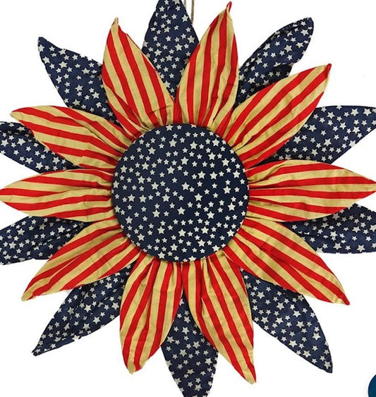Americana Stars and Stripes Sunflower